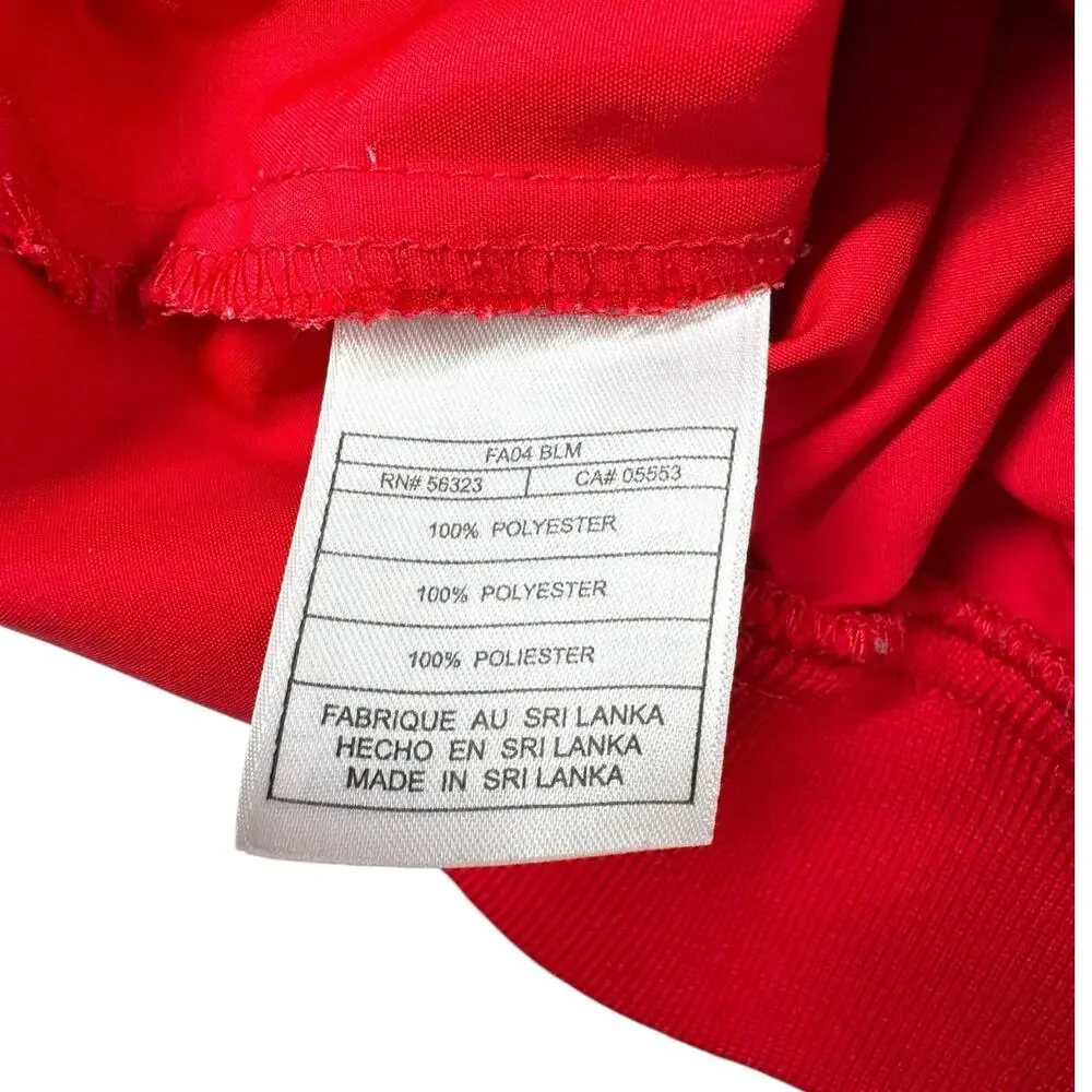 Nike Georgia Bulldogs V-Neck Windbreaker Pullover Jacket Mens M Red NCAA Varsity